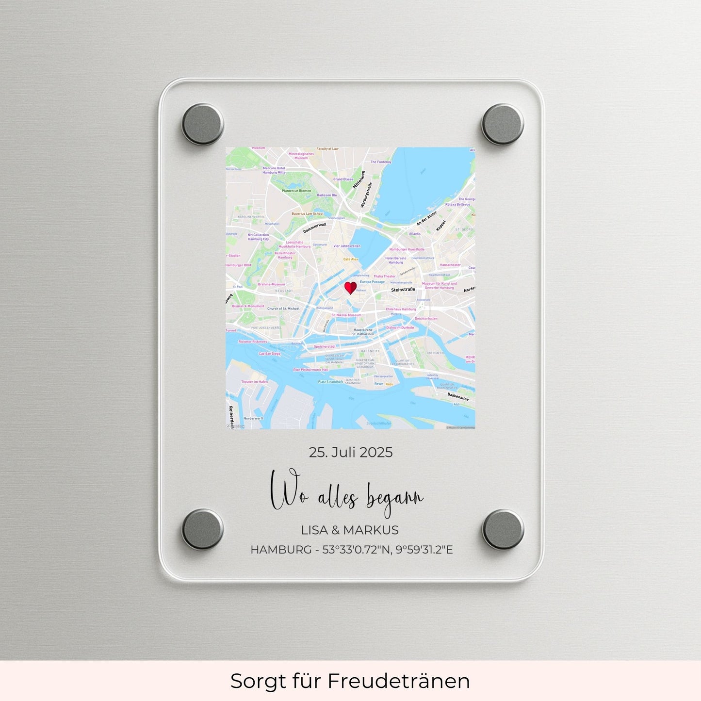 "Wo alles begann" - Acrylmagnet