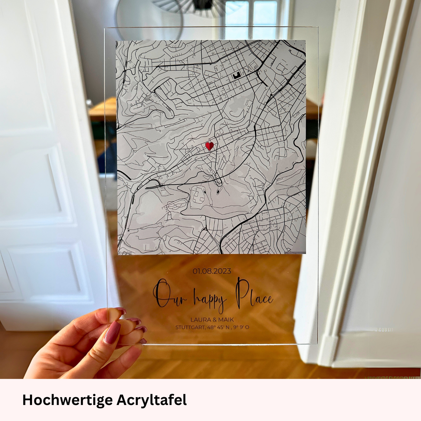 "Unser Ereignis" - Personalisierte Acryltafel
