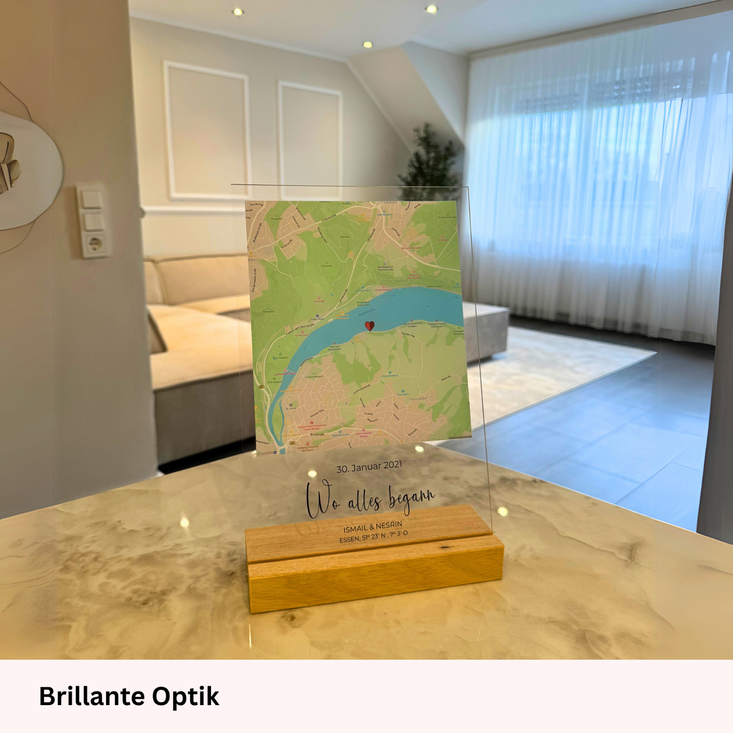 "Unser Ereignis" - Personalisierte Acryltafel