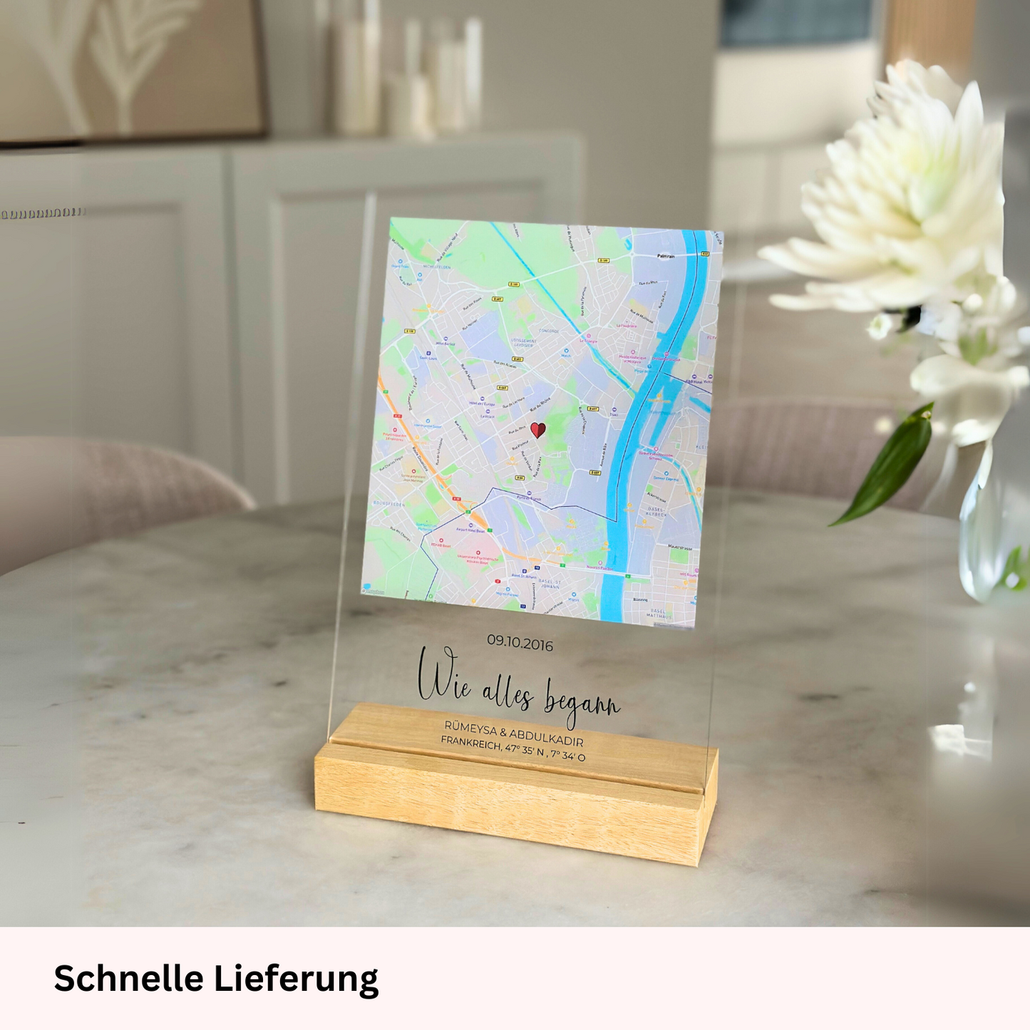 "Unser Ereignis" - Personalisierte Acryltafel