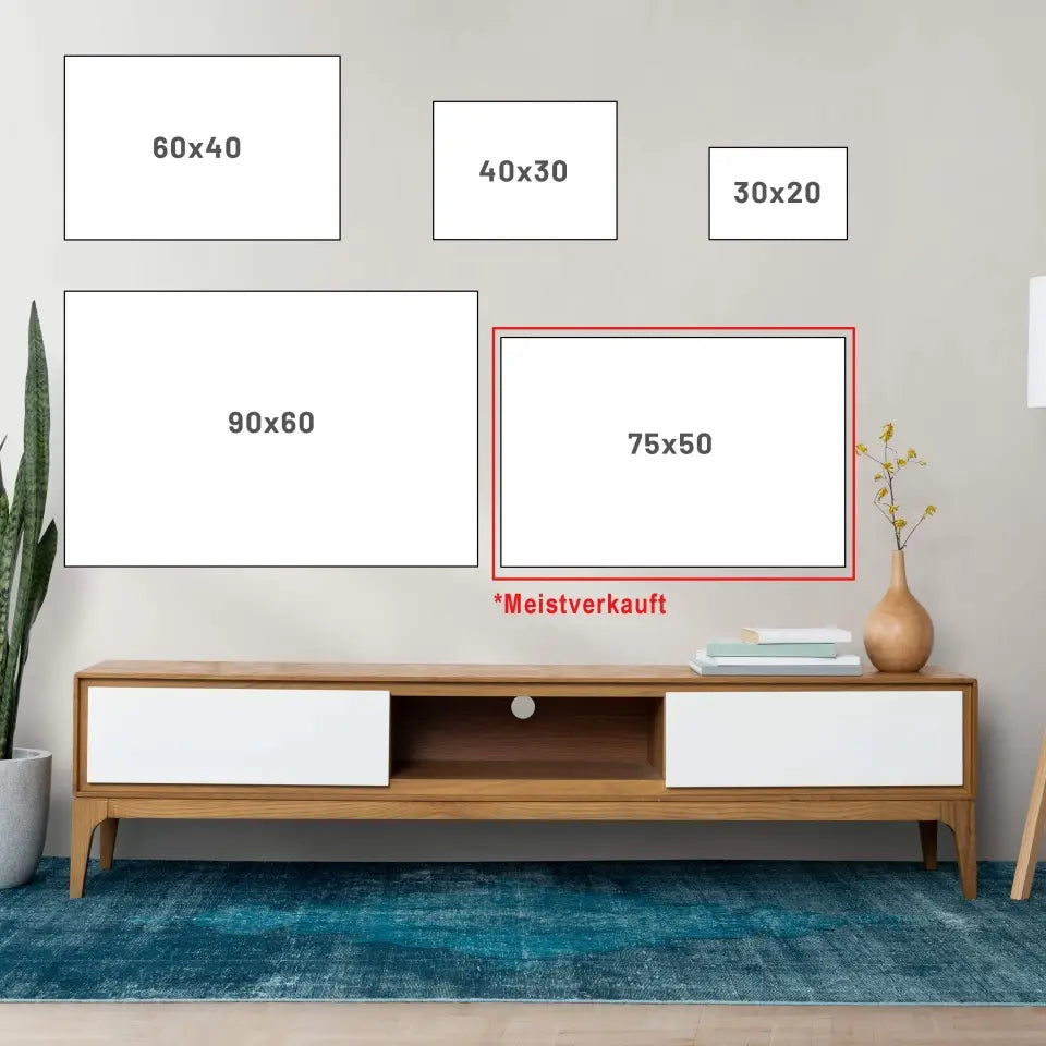 "Maman" - Toile Cadeau Fête des Mères Personnalisable