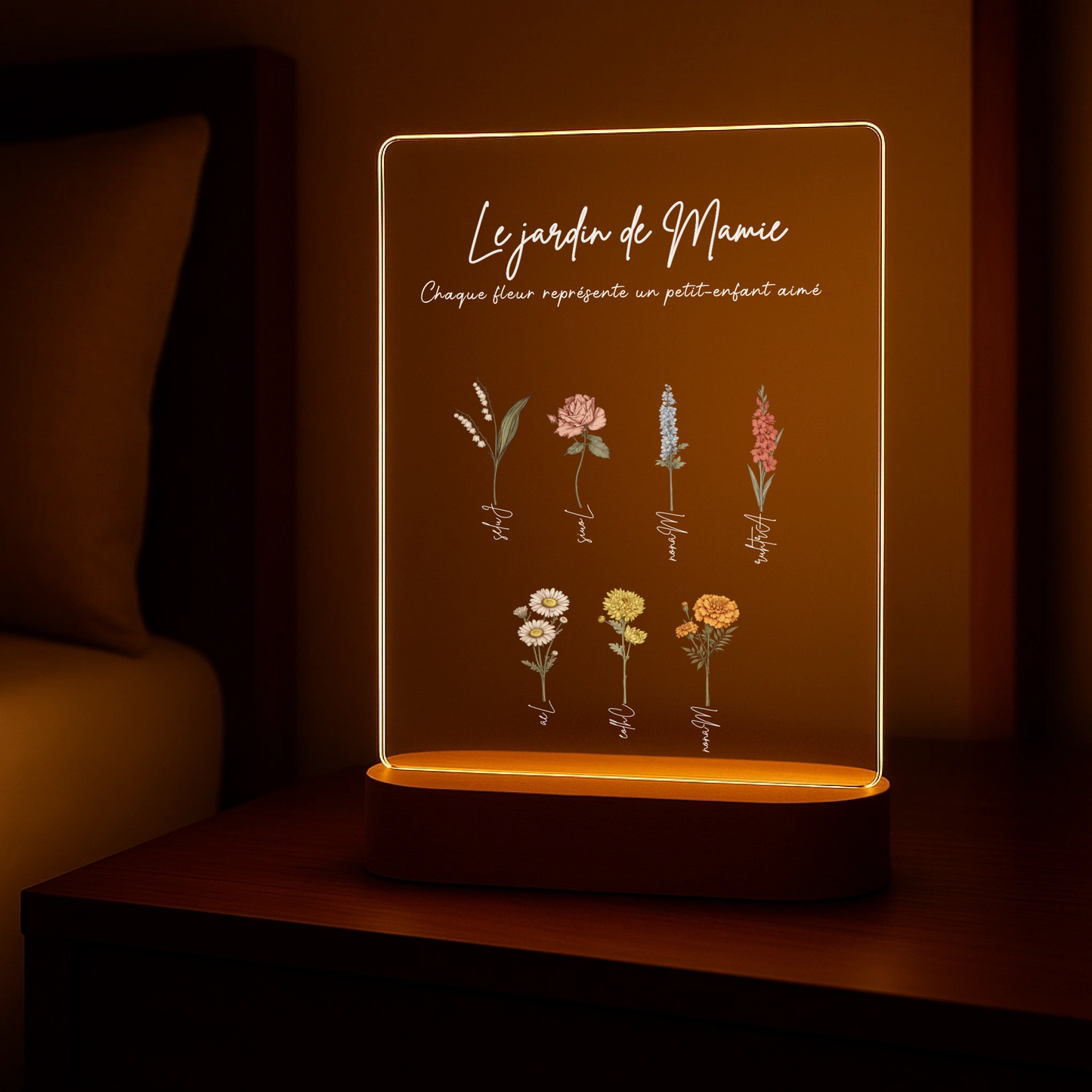 Lampe Mamie personnalisée