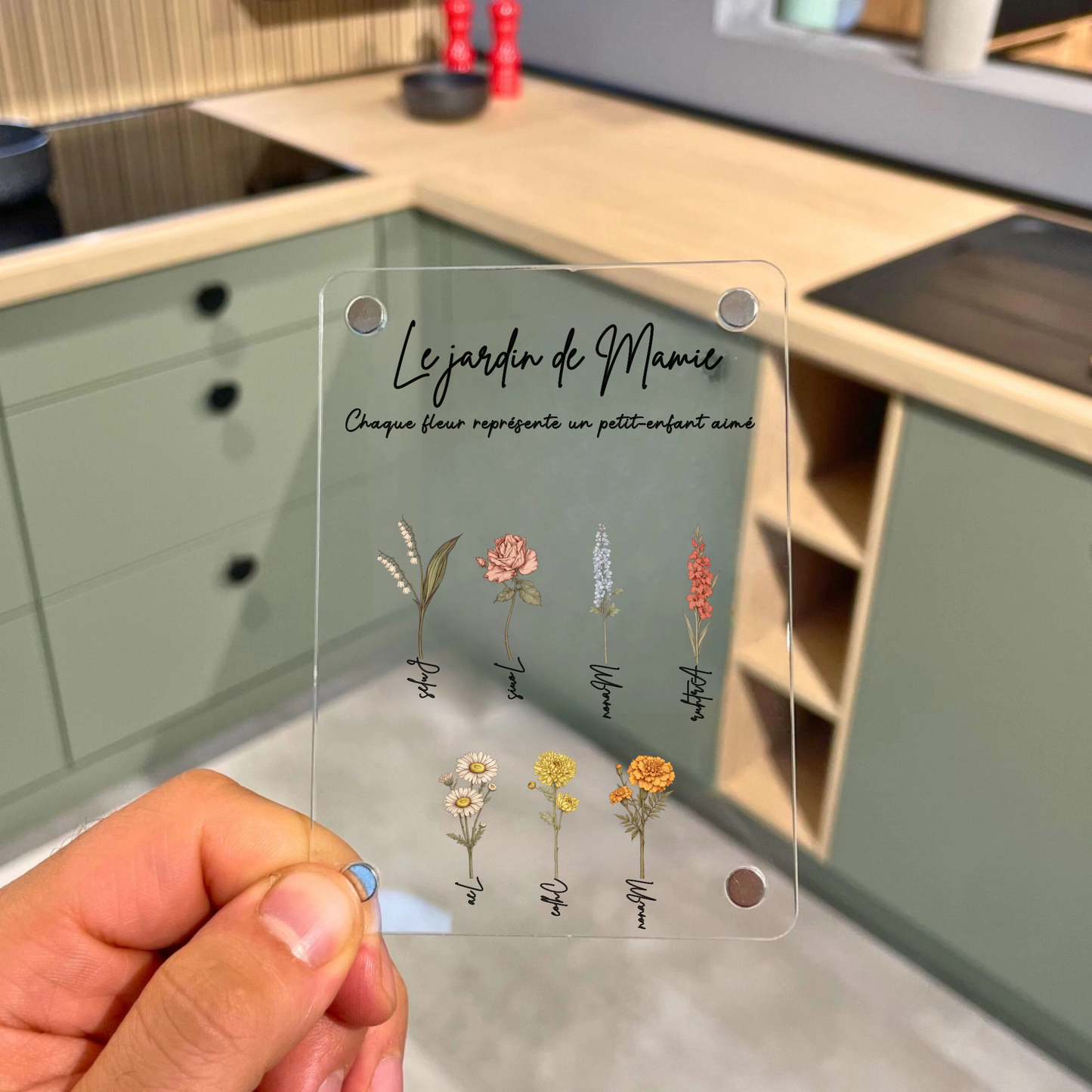 Fleurs de Mamie – Aimant