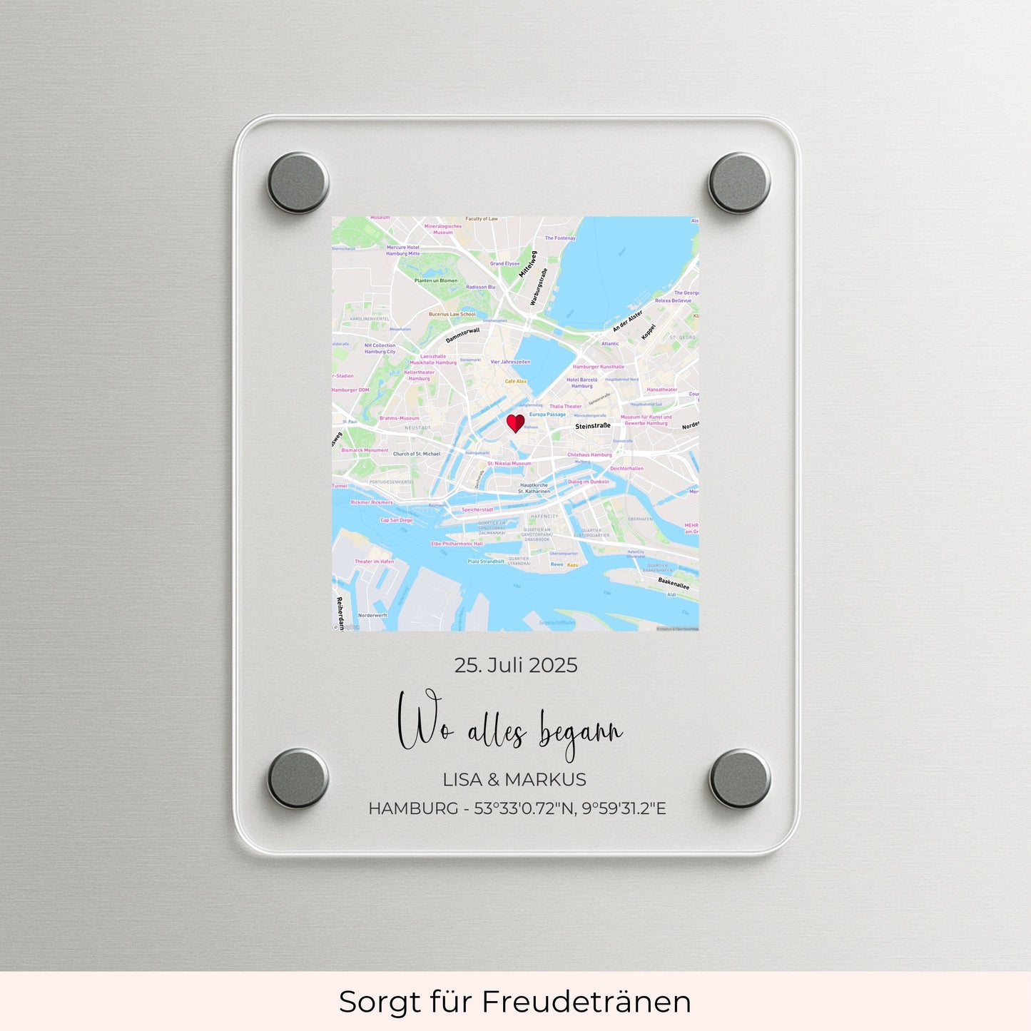 "Wo alles begann" - Acrylmagnet