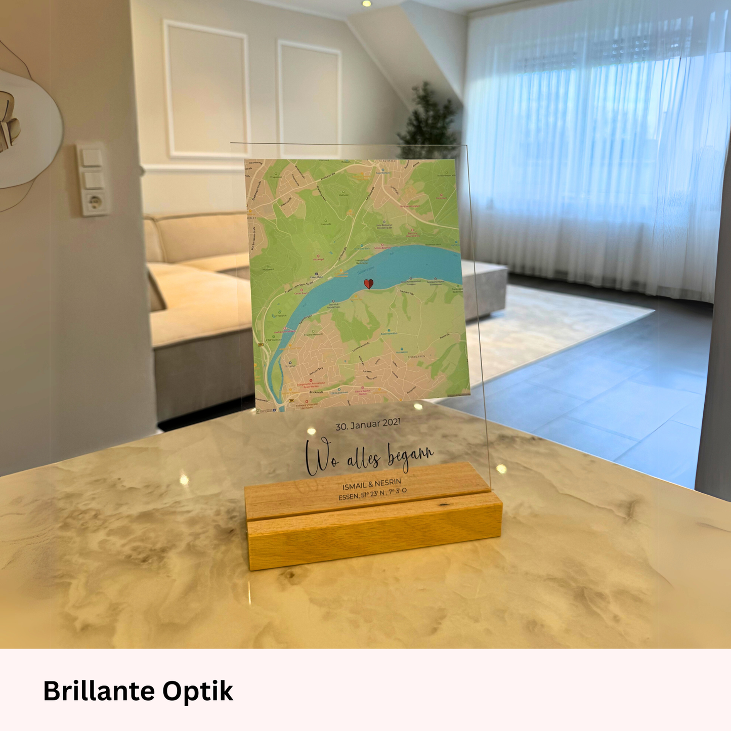 "Notre événement" - Tableau Acrylique Personnalisé