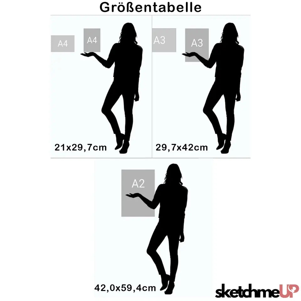 Just Married - Affiche personnalisée comme cadeau monétaire