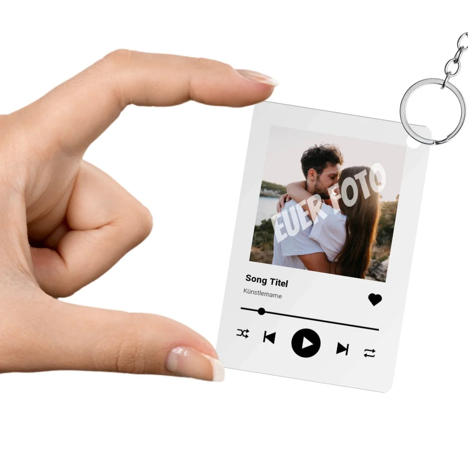 Kopie von BY CM Custom Song Plaque Keychain Canva Mockup (4)