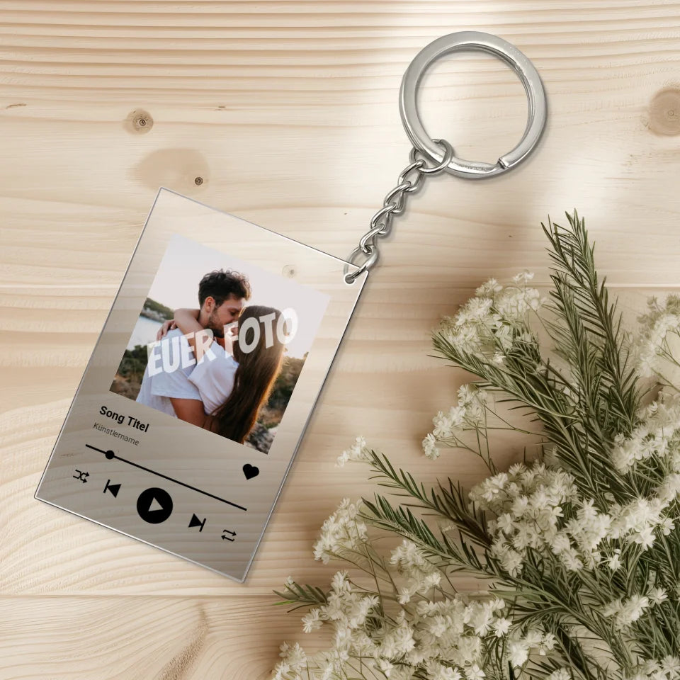 Kopie von BY CM Custom Song Plaque Keychain Canva Mockup (2)