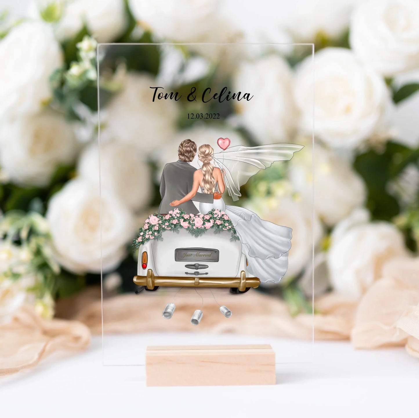 Nouveau livre - Tableau acrylique personnalisé comme cadeau monétaire