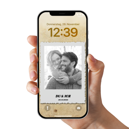 Passender Sperrbildschirm Handy - Retro Foto